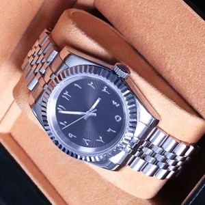 Montres mécaniques pour hommes GMT, design sportif, logo personnalisé, fermoir caché à bouton poussoir, bracelet réglable, étanches - Product Image 2