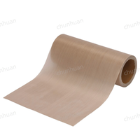Tissu enduit de PTFE pelable et collant pour joints haute température et bandes d'étanchéité Adhésif sensible à la pression Fibre de verre enduite de PTFE