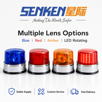 Luz Estroboscópica LED SENKEN ECE R65 DC10-30V, Resistente al Agua, para Automóviles, Luz de Advertencia Intermitente, Baliza de Tráfico
