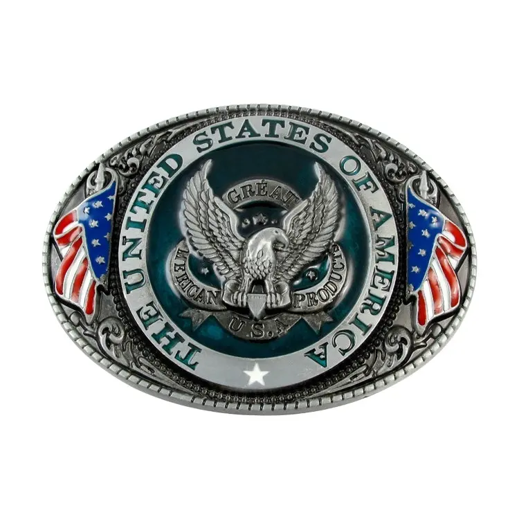 Manufacturer USA Cheap Vintage Custom Made Eagle Design Belt Buckles