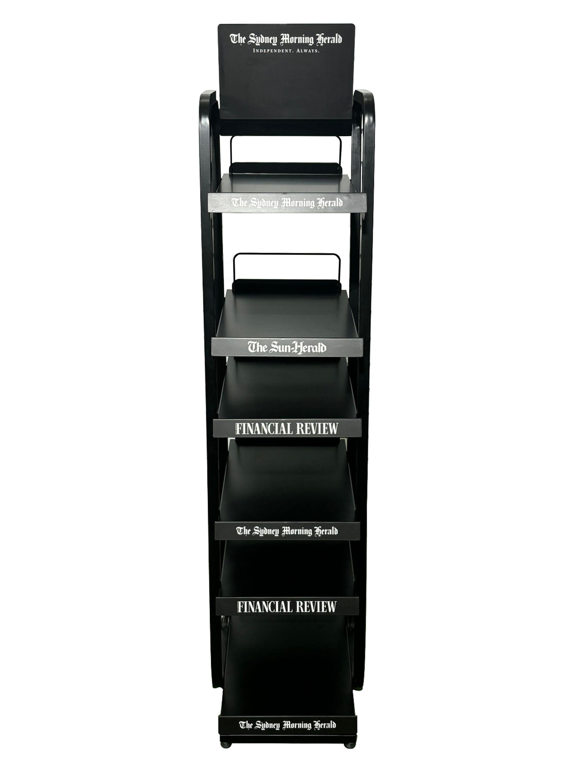 Modern Luxury Six-Layer Detachable Metal Display Stand Floor-Standing with Durable Aluminium and Metal Display Racks — view 6