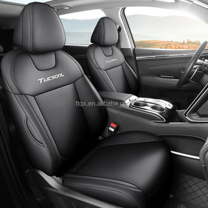 Fundas de Asiento de Coche Personalizadas de Alta Densidad en Negro para <span class=keywords><strong>Hyundai</strong></span> <span class=keywords><strong>Tucson</strong></span> L 2021-<span class=keywords><strong>2023</strong></span>, Impermeables, para Todas las Estaciones, Accesorios Interiores de Cobertura Total - Product Image 1