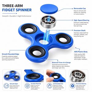 Spinner Personalizado con Logotipo, Juguete Antiestrés, Spinner Promocional al por Mayor, Pequeño Regalo Publicitario - Product Image 3