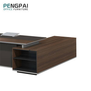 Moderno resistente al calor Gerente <span class=keywords><strong>General</strong></span> Escritorio de oficina MDF en forma de L Muebles de oficina Mesa Ejecutiva para oficina Mesa de oficina - Product Image 5