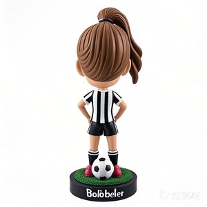 クリエイティブ屋内ホームスポーツモデル環境に優しいカラフルなレジンボブルヘッドサッカー人形ビジネスギフトやホームデコレーション - Product Image 4