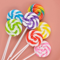 Piruleta Halal con Recubrimiento de Dibujos Animados Edición Ola Arcoíris 12g, Regalo para el Día del Niño, Caramelos Duros Coloridos con Sabores Frutales