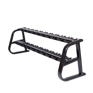 <span class=keywords><strong>Rack</strong></span> Universale Professionale a 2 Livelli per Attrezzature da Palestra HV, Robusto in Metallo, Grande Capacità, Opzione Logo Personalizzato - Product Image 2