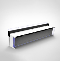 Bureau console modulaire moderne pour salle de surveillance scolaire, atelier, supermarché, hôpital, hôtel – Taille et couleur personnalisables, en acier laminé à froid