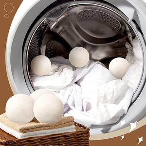 Juego <span class=keywords><strong>de</strong></span> bolas <span class=keywords><strong>de</strong></span> lana para secador <span class=keywords><strong>de</strong></span> ropa, juego <span class=keywords><strong>de</strong></span> bolas <span class=keywords><strong>de</strong></span> secado rápido reutilizables <span class=keywords><strong>de</strong></span> 7cm para lavado <span class=keywords><strong>de</strong></span> ropa, 6 unidades, hecho a mano, modelo Nz - Product Image 6