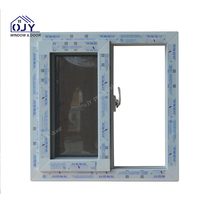 Super calidad Oem arqueado huracán impacto vidrio Pvc ventanas puertas corredizas diseño moderno plástico acero Material hecho en Foshan