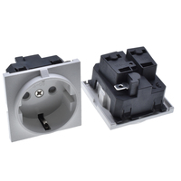 Connecteur industriel en gros d'usine, prise CA 16A Type-E Type-F, prise murale française Schuko UE pour bloc PDU IA