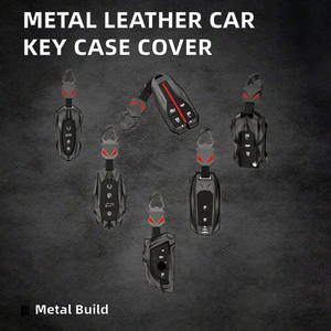 Nueva Funda de Cuero y Metal para Llaves de Coche con Logotipo para Toyota Camry Prius Land Cruiser Prado 150 Crown Subaru Forester XV GJ - Product Image 2