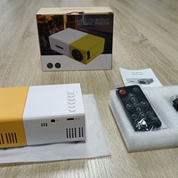 Mini projecteur LED YG300, portable, HD, home cinéma, 1000 lumens, système d'exploitation Android 11