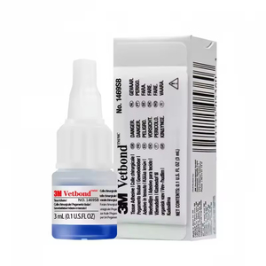 Adhésif tissulaire 3M 1469SB Vetbond d'origine - Grade de viscosité ISO VG 15 - Fermeture rapide et facile des petites plaies - Chirurgical résistant - Product Image 2