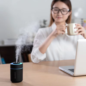 High-quality Silent USB Plastic Aromatherapy Ultrasonic <b>Humidifier</b> Humidistat Colored LEDs 180ml Capacity Portable Household - Product Image 2