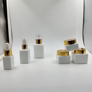 ขวดแก้วใส60มล. สีทองสเปรย์ด้านบนน้ำผึ้งสีขาว750มล. พร้อมขวดหยด2ออนซ์ขวดบรรจุภัณฑ์ผลิตภัณฑ์สีขาวเคลือบ - Product Image 4