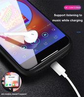 Tendance nouveauté 2 en 1 Logo personnalisé batterie externe étui de téléphone chargeur de batterie de secours étui pour iPhone 15 14 13 12 11 X pro max