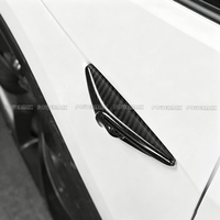 Couverture de caméra latérale en fibre de carbone pour Tesla Model X 2023+ Garniture extérieure
