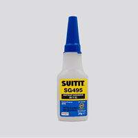 Colle acrylique super puissante équivalente à 495, résistante à 120°C, adhésif universel pour câbles, plastique, bois et emballages