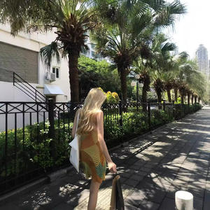 Vestido Casual de Verano para Mujer, Estilo Retro, Corte en A, Ajustado, Cuello en V, Satinado, Transpirable, con Bloques de Color Irregulares - Product Image 3