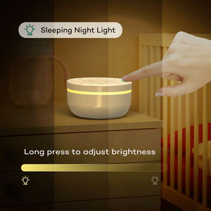 Machine à bruit blanc et sons naturels pour bébé et adulte, avec capteur de pleurs et aide à la méditation, haut-parleurs apaisants pour soulager l'insomnie et favoriser le sommeil - Product Image 4