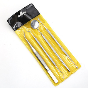 Kit de Examen Dental de Acero Inoxidable, Espejo Bucal, Sonda, Pinzas, Instrumento Profesional para Dentistas - Product Image 4