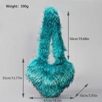 Le sac bandoulière pour femme en fourrure artificielle est un sac très élégant.