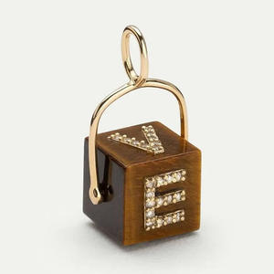 Grosir indah perhiasan kecil liontin batu alam tatahan buatan tangan DIY kalung mode berlian awal liontin jimat - Product Image 2