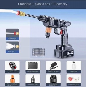 Pistola de Espuma Eléctrica Portátil de Alta Presión con Accesorios para Limpieza de Autos y Uso en Extinción de Incendios - Product Image 5