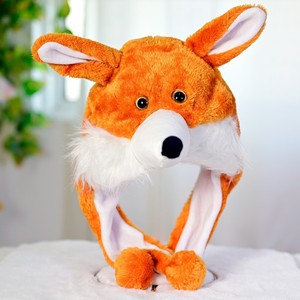 <span class=keywords><strong>Gorro</strong></span> de peluche con orejeras de animales de dibujos animados para niños y estudiantes, accesorio para fotos, <span class=keywords><strong>gorro</strong></span> para parejas, regalo lindo para eventos - Product Image 4