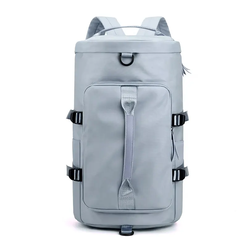 Sling polyester naylon İpli açık spor kuru bel çantası çanta özel logo okul duffel spor seyahat spor çantası kapakları