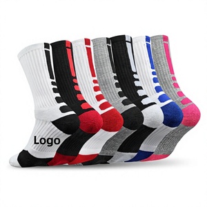 Chaussettes de sport personnalisées respirantes, antidérapantes, à séchage rapide, absorbant la transpiration, en spandex tricoté, imprimées en sérigraphie, unies, avec revers, pour l'été - Product Image 6