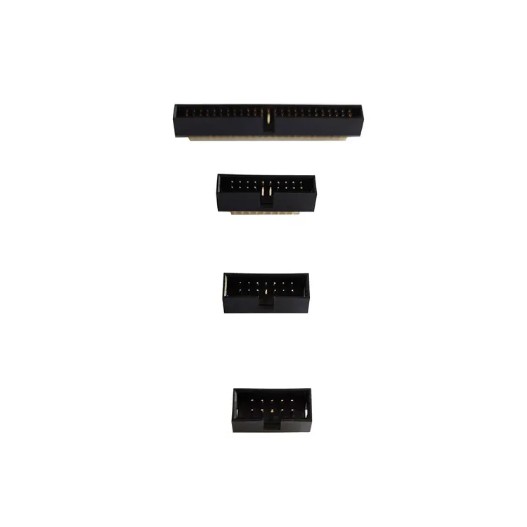 Customizable Gold Plated Pin Header Smt 16p 1x40 Straight Right Angle 1.27 1.0 2.0 2.0mm 1.27mm 2.54mm Idc Box Header Connector