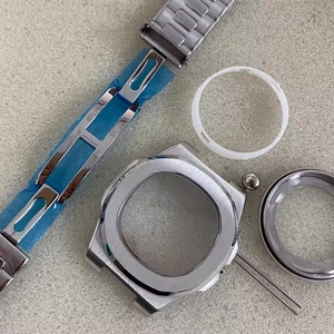 41mm NH35 Montre Boîtier Cadran Mains Pièces Argent Acier Inoxydable Bracelet Bande NH36 Mouvement Accessoires Saphir Miroir - Product Image 4