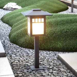 New Solar Lawn <b>Light</b> Aluminum <b>LED</b> Water Resistant Garden Pathway Lighting Outdoor Yard Decor - Product Image 1