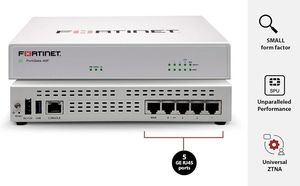 Passerelle de sécurité FortiGate <span class=keywords><strong>FG</strong></span> <span class=keywords><strong>40F</strong></span> VPN filaire et sans fil 600 Mbps NGFW 1 Gbps IPS 1U de bureau 12 Vcc Garantie 1 an - Product Image 5