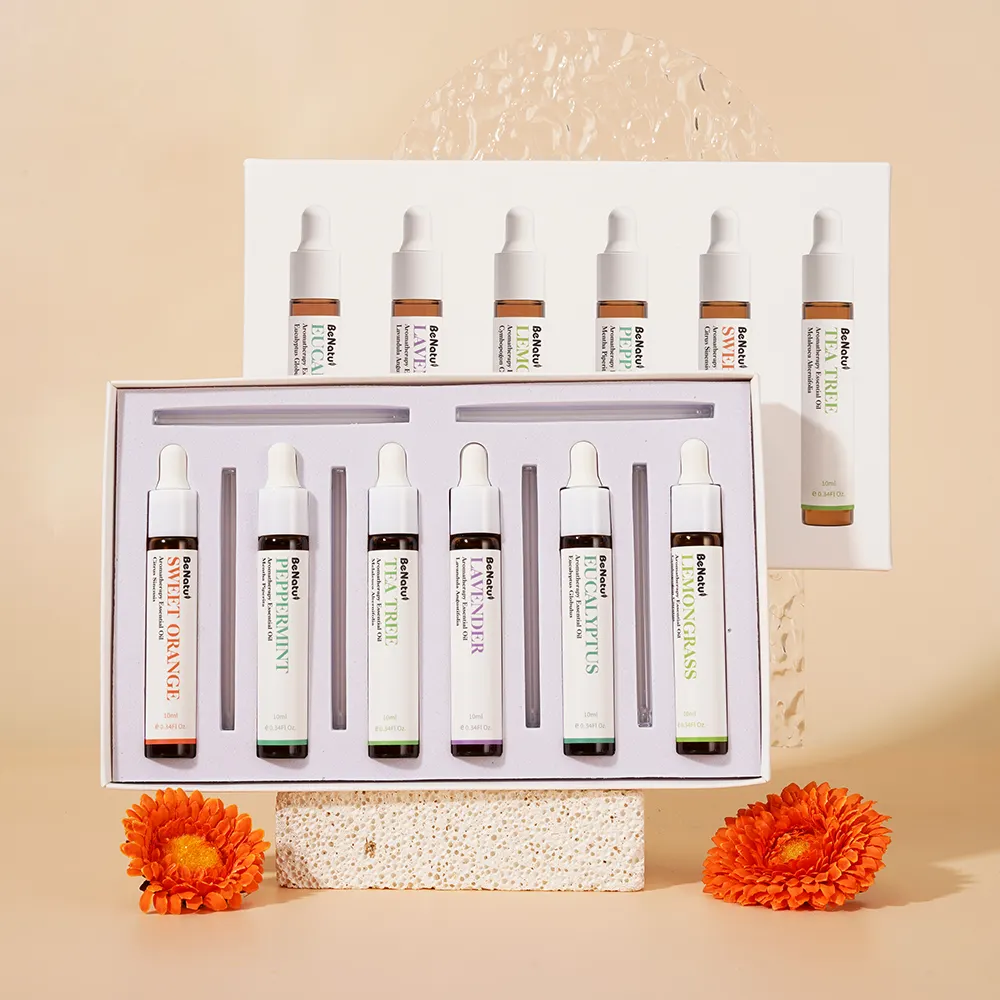 Premium Quality Therapeutic Grade Relieves Head Tension, Soothes Aches and Reduces Stress Essential Oil Roll-On Gift Set
