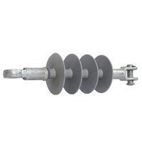 Línea de alimentación de polímero de alto voltaje para exteriores, aislador de componentes eléctricos y Hardware, compuesto de polímero, 70kn, 15KV