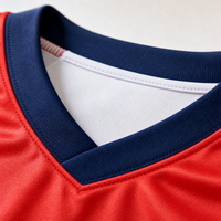 Ensemble de maillots de football personnalisés pour enfants, blanc et noir, blocs de couleur diagonaux, respirant, extensible dans quatre directions, séchage rapide, uniforme de football
