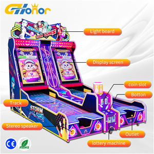 <span class=keywords><strong>Macchina</strong></span> da Bowling Arcade a Doppia Corsia di Alta Qualità, a Moneta, per 2 Giocatori, con Schermo HD e Erogazione Biglietti per FEC - Product Image 3