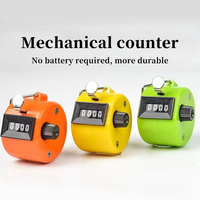 Compteur de prières musulman mécanique en forme d'anneau, mini-compteur manuel de type bouton