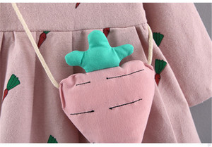 Wholesale Kids Clothing Children Girl Autumn Anarkali Dresses for Children in Low Price Newest Design - Product Image 6