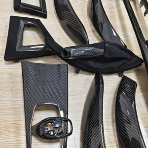 10 stuks Glansrijke Carbon Vervangende Center Console Paneel Interieur Trim Kit voor BMW F10 F15 F20 F30 F32 F36 F40 F80 F85 F86 - Product Image 6