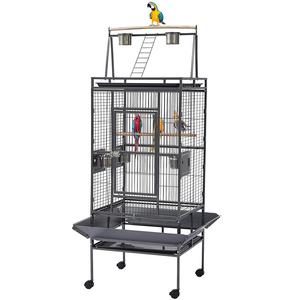 Offre Spéciale personnalisé grand oiseau volière grande <span class=keywords><strong>Cage</strong></span> sur roues extérieur fer maison élastique oiseaux <span class=keywords><strong>Cage</strong></span> pour perroquet calopsitte Finch - Product Image 1