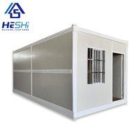 Maison préfabriquée pliable prête à l'emploi, prix de la mini-maison en conteneur, maison mobile pliable préfabriquée empilable