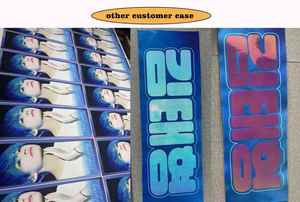 Wholesale Customized Towel Double Side Printing Suede Cheering Kpop Textile Slogan <b>Banner</b> - Product Image 4