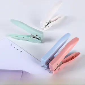 Paper Hole Punch Mushroom Punch Machine Mini Cute Small Portable Hand Punch 1 Hole Machine