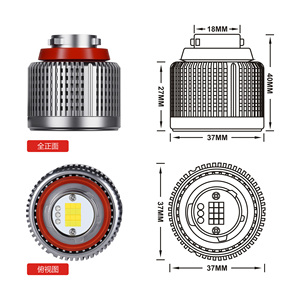 Nuevas Bombillas LED de Alta Potencia para Faros Antiniebla de Automóvil, Bombilla L1B con Función de Memoria, Luz Blanca, Amarilla, <span class=keywords><strong>Azul</strong></span> Hielo y Morada para <span class=keywords><strong>Toyota</strong></span> Corolla, Prius, NOAH - Product Image 4