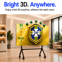 Pizarra Interactiva 3D 4K de 86 Pulgadas Bestar, Pantalla Todo en Uno con Tecnología RealD 3D de Grado Cinematográfico, Solución para Zonas de Fanáticos de Bares Deportivos