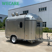 Wecare mobile bar mini camion de glaces remorque avec cuisine complète équipements food van foodtruck chariot sur roues ue